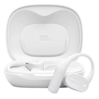 Ausinės JBL Sense Lite – belaidės Bluetooth ausų kilpos, intraaurinės, 20–20000 Hz, 83,5 g, baltos