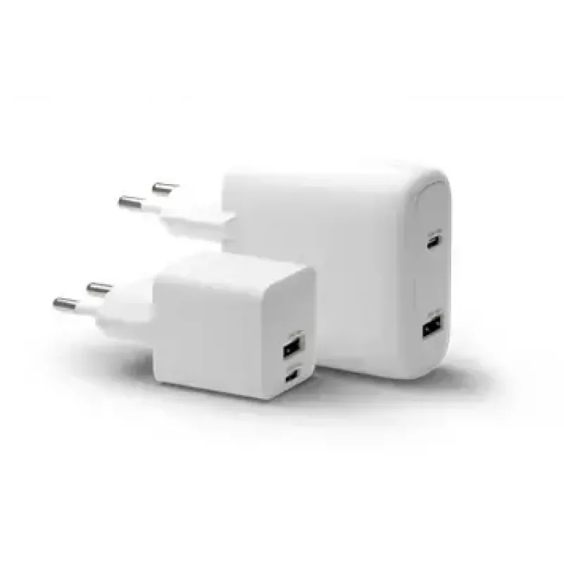 Sieninis USB-C įkroviklis 45 W d bramante re-charge Pro — patalpų, 110–240 V, baltas