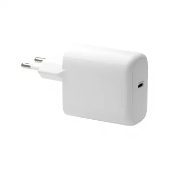 Sieninis USB-C įkroviklis 45 W d bramante re-charge Pro — patalpų, 110–240 V, baltas