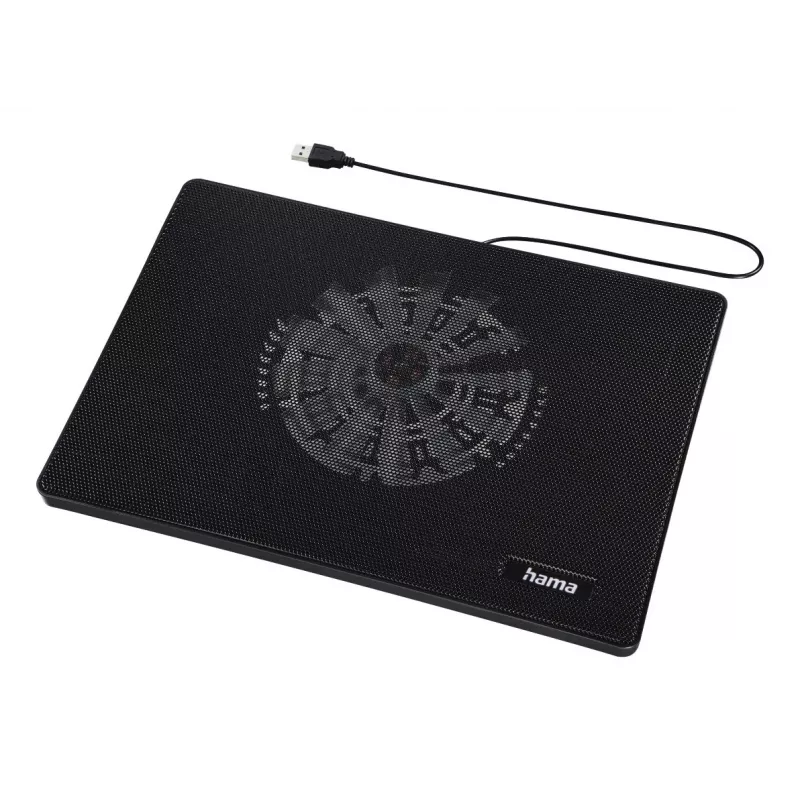Hama Slim aušinimo pagrindėlis nešiojamam kompiuteriui 39,6 cm (15,6 colio) Juodas