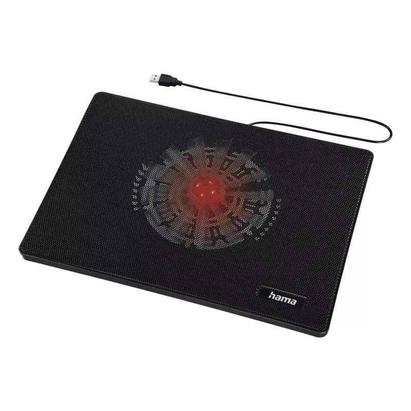 Hama Slim aušinimo pagrindėlis nešiojamam kompiuteriui 39,6 cm (15,6 colio) Juodas
