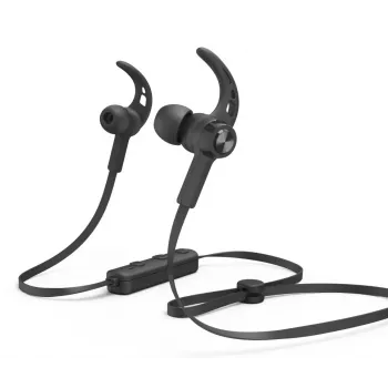Hama Freedom Run III Belaidės ausinės Ausų kabliukas, Į ausį Sportinės Bluetooth Juodos