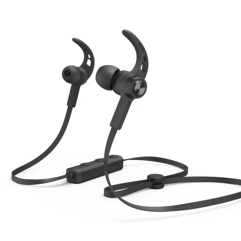 Hama Freedom Run III Belaidės ausinės Ausų kabliukas, Į ausį Sportinės Bluetooth Juodos