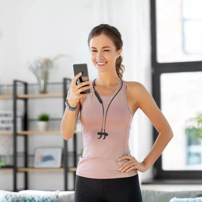 Hama Freedom Run III Belaidės ausinės Ausų kabliukas, Į ausį Sportinės Bluetooth Juodos