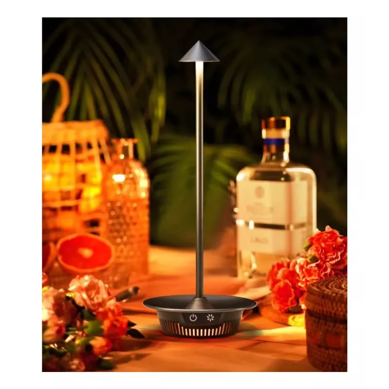 Techly I-LAMP-TABLE3 stalinė lempa SMD LED modulis 1 W juoda