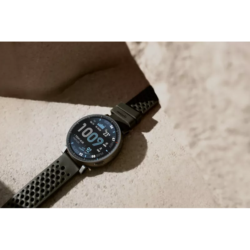 Išmanusis laikrodis Amazfit Active Max apvalus AMOLED 1,5 colio 480×480 lietimui 64MB RAM 4GB 658mAh Juodas