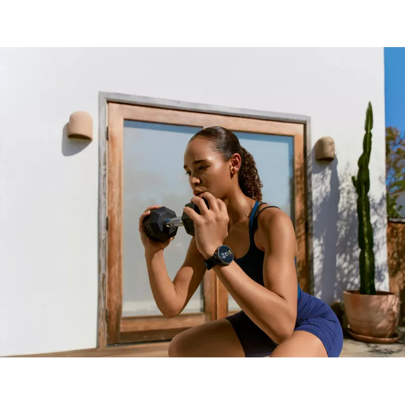 Išmanusis laikrodis Amazfit Active Max apvalus AMOLED 1,5 colio 480×480 lietimui 64MB RAM 4GB 658mAh Juodas