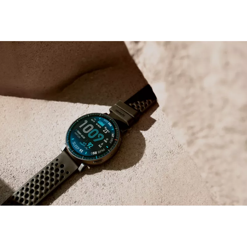 Išmanusis laikrodis Amazfit Active Max apvalus AMOLED 1,5 colio 480×480 lietimui 64MB RAM 4GB 658mAh Juodas