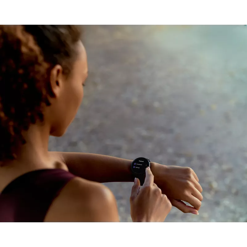 Išmanusis laikrodis Amazfit Active Max apvalus AMOLED 1,5 colio 480×480 lietimui 64MB RAM 4GB 658mAh Juodas