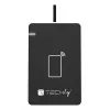 Techly I-CARD CAM-CIE bekontaktis RFID kortelių skaitytuvas USB, juodas, sidabrinis