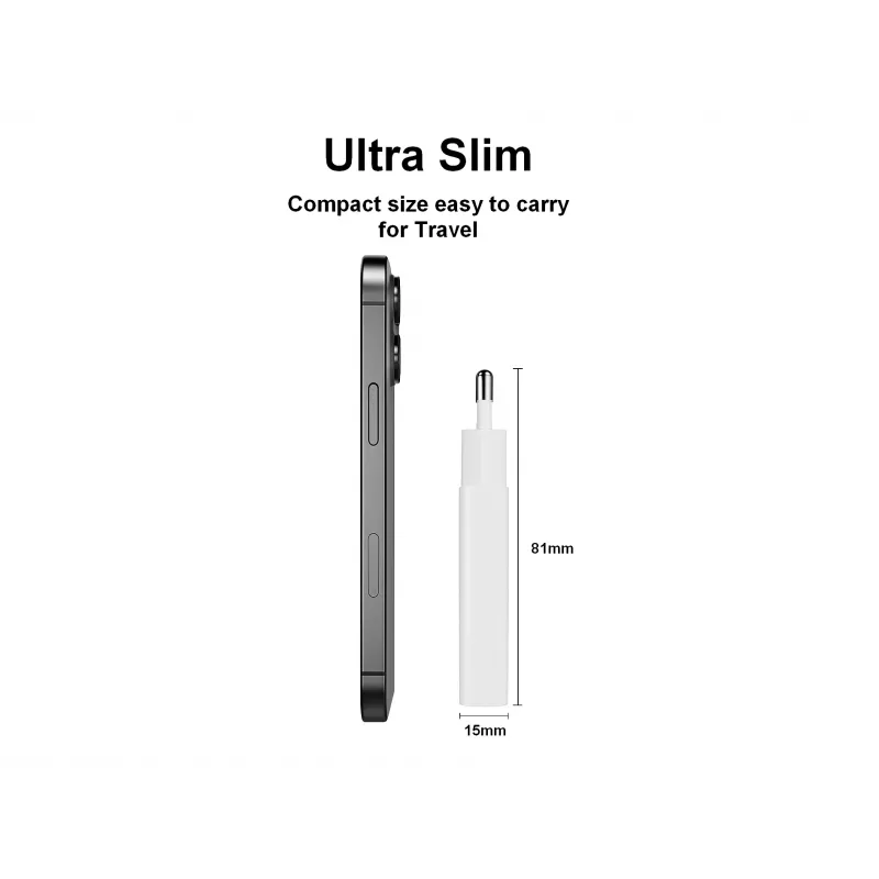 Sieninis įkroviklis Equip 1-Port 20W GaN USB-C PD — baltas