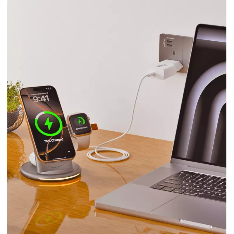 Sieninis įkroviklis Equip 1-Port 20W GaN USB-C PD — baltas