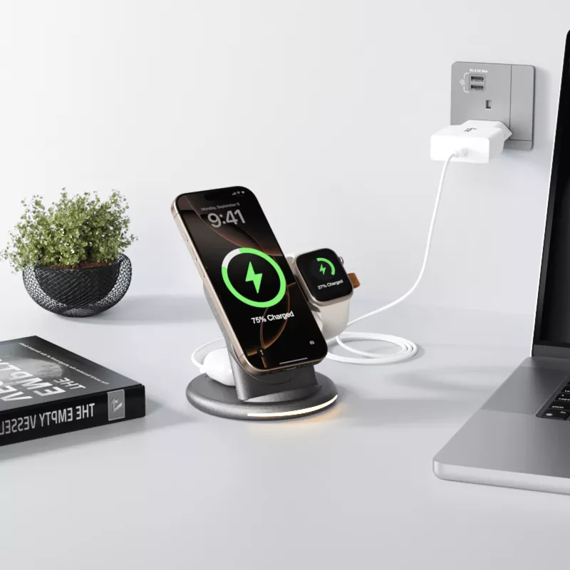 Sieninis įkroviklis Equip 1-Port 20W GaN USB-C PD — baltas