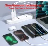 EQUIP 2-Port 20W GaN Slim USB PD Įkroviklis – USB-C x1, USB-A x1, Įvadas 100–240V, Maks. Išvestis 12V, Baltas