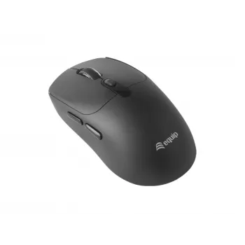 EQUIP Ambidextrous 6-Button Dual Mode Wireless Mouse, optinė 1600 DPI, RF + Bluetooth, juoda