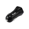 Equip 245510 automobilinis USB įkroviklis su dviem prievadais, juodas