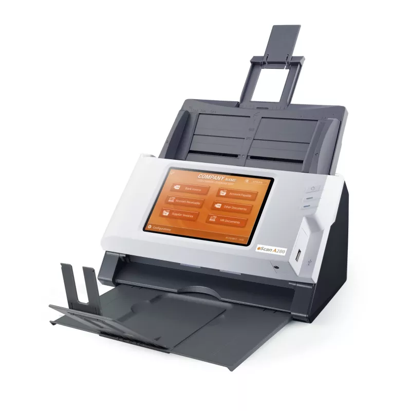 Plustek eScan A280 Enterprise ADF skaitytuvas 600 x 600 DPI A4 juoda, balta