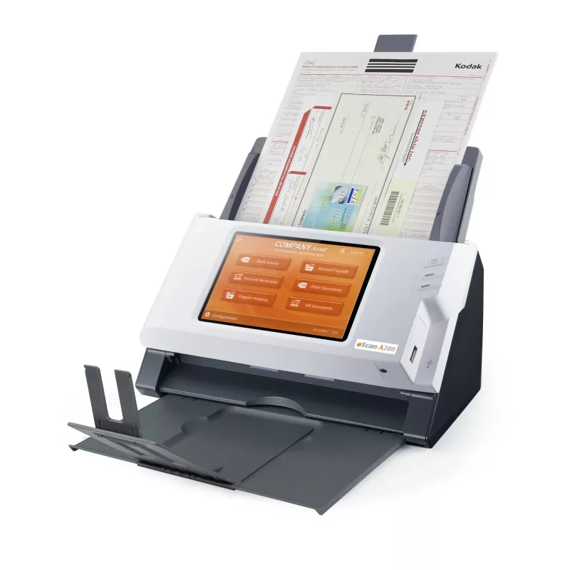 Plustek eScan A280 Enterprise ADF skaitytuvas 600 x 600 DPI A4 juoda, balta