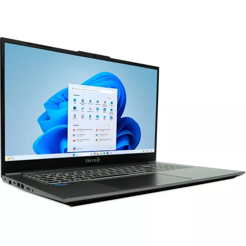 Nešiojamas kompiuteris TERRA MOBILE 1717R Intel® Core™ i5-1334U 43,9 cm (17,3 colio) Full HD 16 GB DDR4-SDRAM 1 TB SSD Wi-Fi 6 (802.11ax) Windows 11 Home Pilka