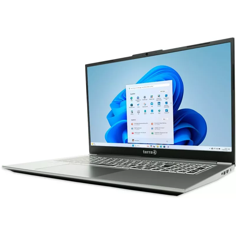 Nešiojamas kompiuteris TERRA MOBILE 1717R Intel® Core™ i5-1334U 43,9 cm (17,3 colio) Full HD 16 GB DDR4-SDRAM 1 TB SSD Wi-Fi 6 (802.11ax) Windows 11 Home Pilka