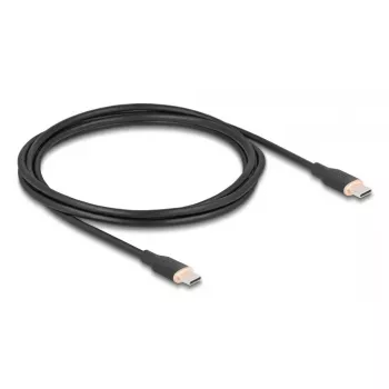 USB C laidas DeLOCK 81239 2,5 m USB C juodas USB 2.0 0,48 Gbit/s