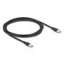 USB C laidas DeLOCK 81239 2,5 m USB C juodas USB 2.0 0,48 Gbit/s