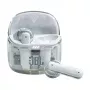 JBL Tune Flex Ghost Edition ausinės True Wireless Stereo (TWS) Į ausis Skambučiai/Muzika Bluetooth Permatomos, Baltos