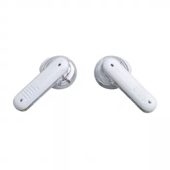 JBL Tune Flex Ghost Edition ausinės True Wireless Stereo (TWS) Į ausis Skambučiai/Muzika Bluetooth Permatomos, Baltos