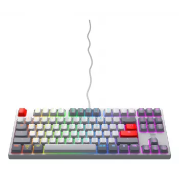 Mechaninė žaidimų klaviatūra CHERRY K4V2 RGB Tenkeyless, laidinė USB, 67 klavišų