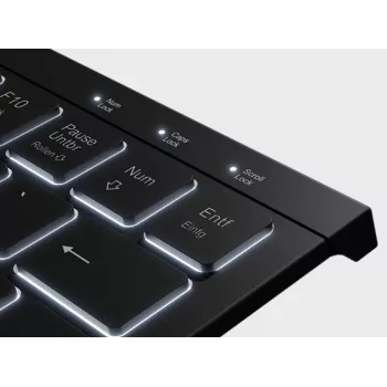 KeySonic KSK-5010ELC (DE) klaviatūra USB QWERTZ juoda