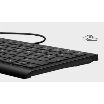 KeySonic KSK-5010ELC (DE) klaviatūra USB QWERTZ juoda