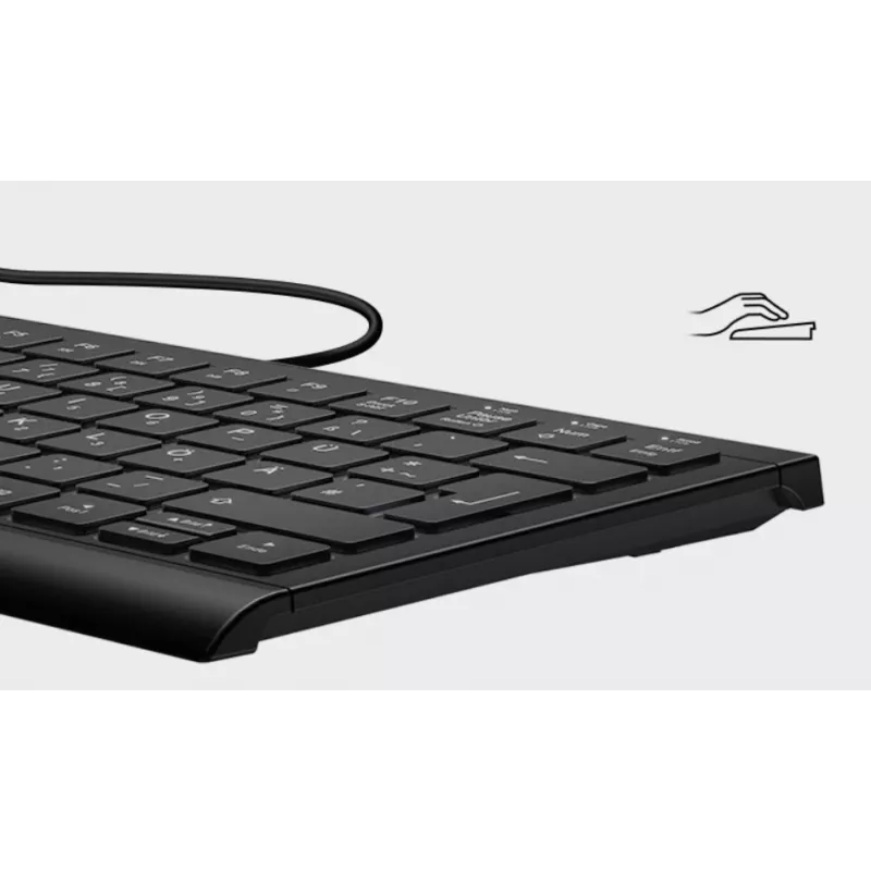 KeySonic KSK-5010ELC (DE) klaviatūra USB QWERTZ juoda