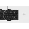 KeySonic KSK-5010ELC (DE) klaviatūra USB QWERTZ juoda