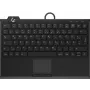 Klaviatūra KeySonic KSK-5210ELU (DE) USB, QWERTZ, juoda, su foniniu apšvietimu