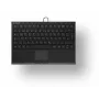 Klaviatūra KeySonic KSK-5211ELU (DE) USB QWERTZ juoda