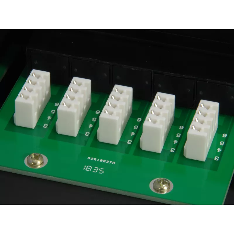 Equip 25 prievadų Cat.3 RJ45 ISDN skirstymo skydelis, juodas