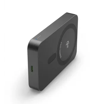 Hama 00201752 Power Bank 10000 mAh su belaidžiu įkrovimu, antracitas