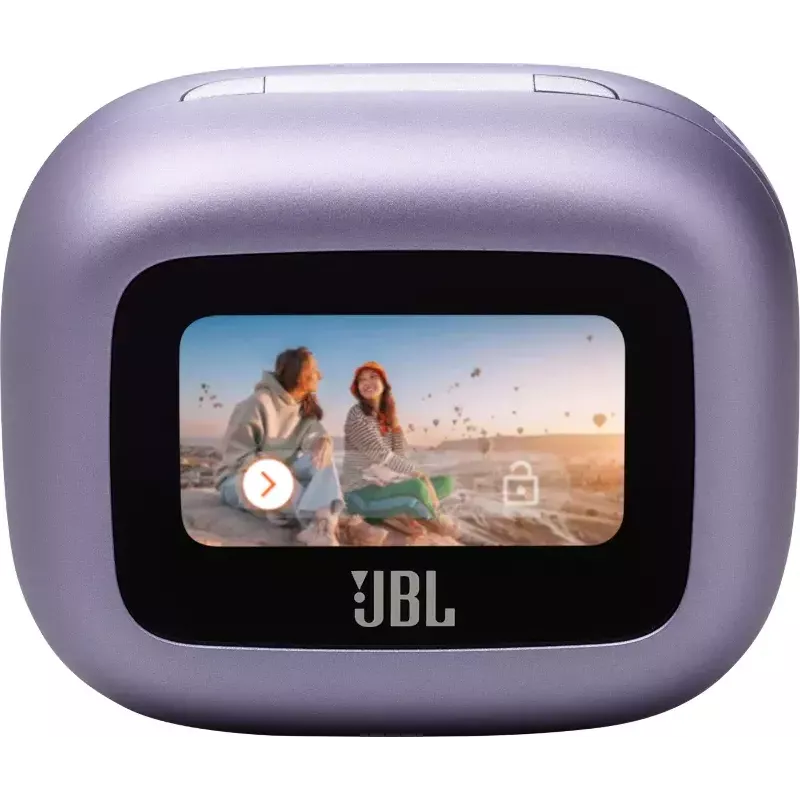 “JBL Live Buds 3” belaidės ausinės į ausis, skirtos pokalbiams, muzikai, sportui ir kasdieniam naudojimui, violetinės spalvos