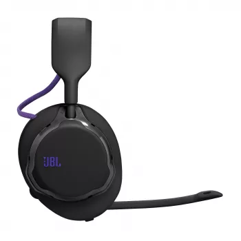 Ausinės JBL Quantum 650 – belaidės žaidimams, Bluetooth, USB‑C, uždengiančios ausis, juodos, 20–20 000 Hz, 331,5 g