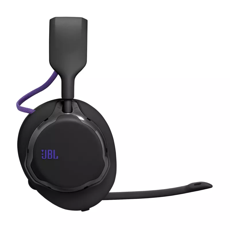 Ausinės JBL Quantum 650 – belaidės žaidimams, Bluetooth, USB‑C, uždengiančios ausis, juodos, 20–20 000 Hz, 331,5 g