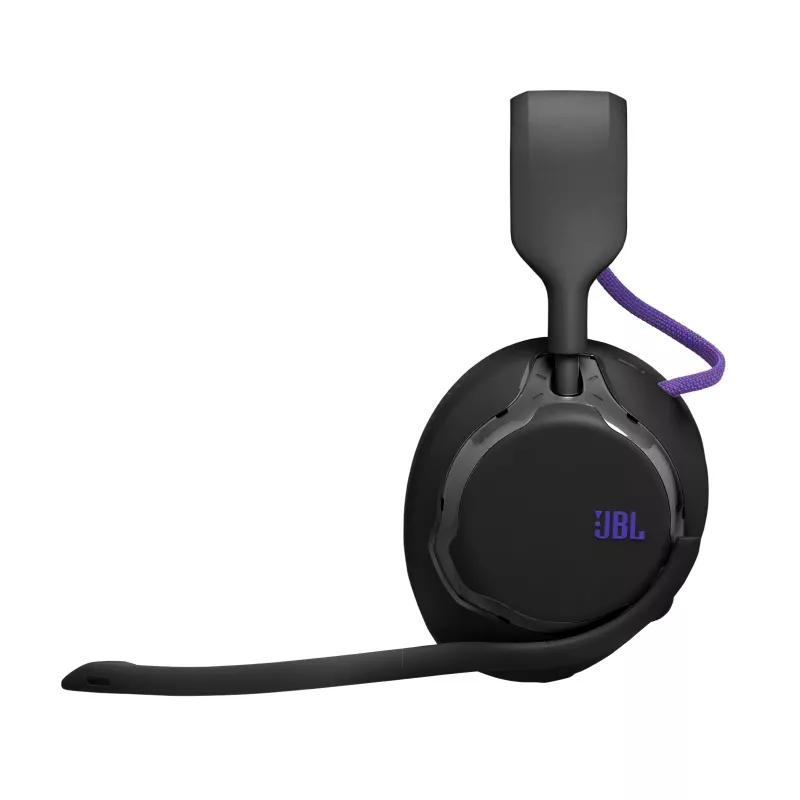 Ausinės JBL Quantum 650 – belaidės žaidimams, Bluetooth, USB‑C, uždengiančios ausis, juodos, 20–20 000 Hz, 331,5 g