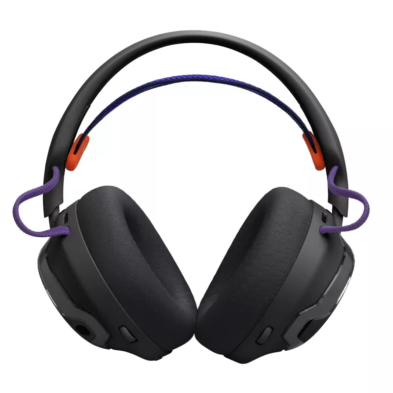 Ausinės JBL Quantum 650 – belaidės žaidimams, Bluetooth, USB‑C, uždengiančios ausis, juodos, 20–20 000 Hz, 331,5 g