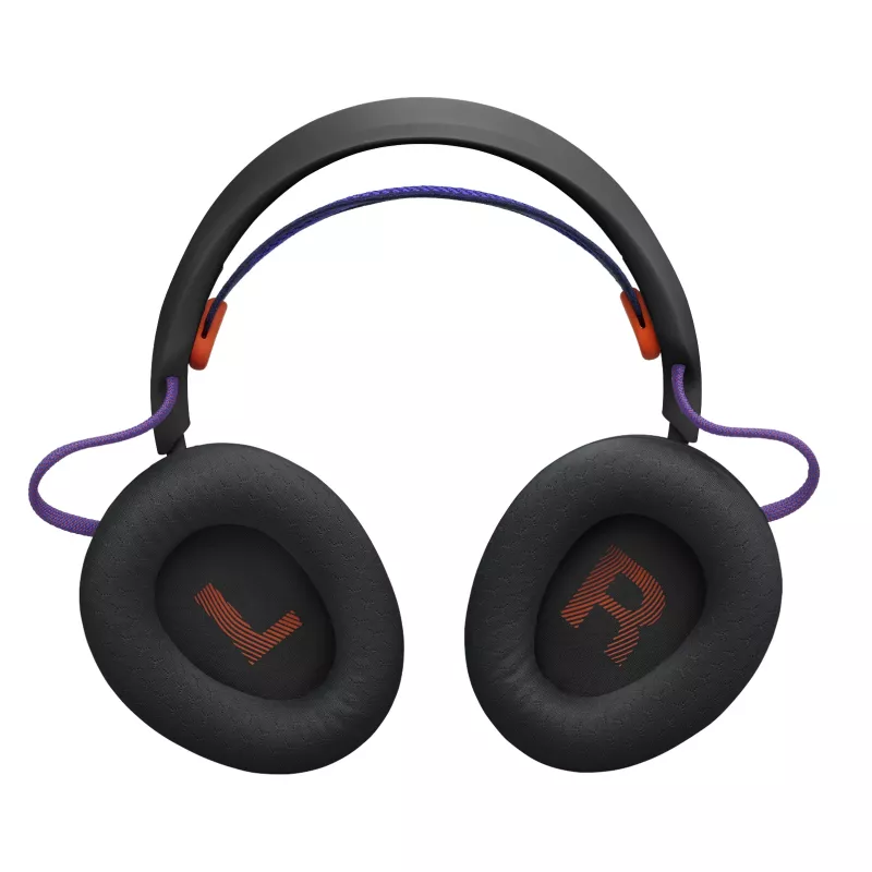 Ausinės JBL Quantum 650 – belaidės žaidimams, Bluetooth, USB‑C, uždengiančios ausis, juodos, 20–20 000 Hz, 331,5 g