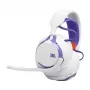 Žaidimų ausinės JBL Quantum 650 – belaidės Bluetooth, USB-C, uždedamos, lankeliu, baltos, 20–20000 Hz