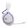 Žaidimų ausinės JBL Quantum 650 – belaidės Bluetooth, USB-C, uždedamos, lankeliu, baltos, 20–20000 Hz