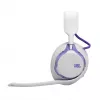 Žaidimų ausinės JBL Quantum 650 – belaidės Bluetooth, USB-C, uždedamos, lankeliu, baltos, 20–20000 Hz