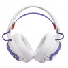 Žaidimų ausinės JBL Quantum 650 – belaidės Bluetooth, USB-C, uždedamos, lankeliu, baltos, 20–20000 Hz