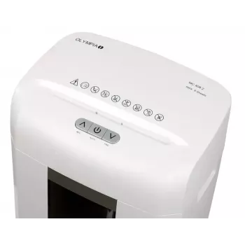 Popieriaus smulkintuvas Olympia MC 408.2 mikro pjūvis 22 cm baltas