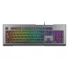 GENESIS Rhod 500 RGB klaviatūra žaidimams USB QWERTY juoda, sidabrinė