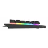 GENESIS Rhod 500 RGB klaviatūra žaidimams USB QWERTY juoda, sidabrinė
